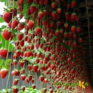 Клубника ампельная Анастасия купить по цене от 370р. в интернет-магазине «Посадика» с доставкой почтой в в Сунжае и по всей России – [изображение №1].